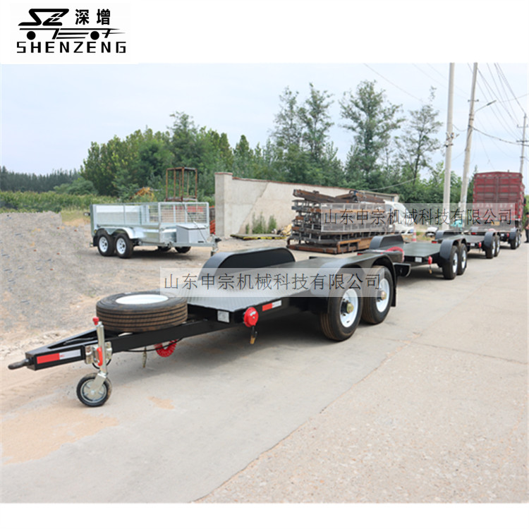 5噸油罐底盤平板拖車